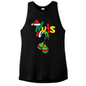 Chest Nuts Matching Chestnuts Funny Christmas Couples Nuts Ladies PosiCharge Tri-Blend Wicking Tank