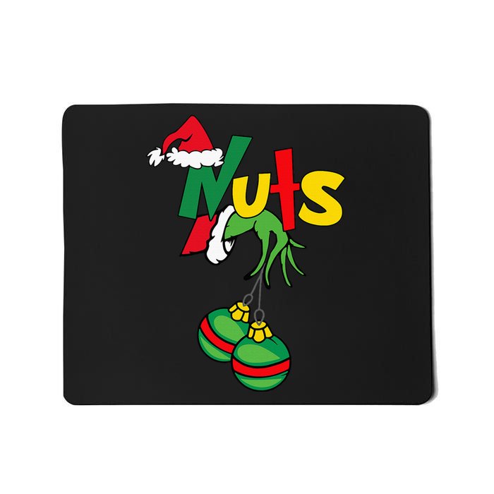 Chest Nuts Matching Chestnuts Funny Christmas Couples Nuts Mousepad