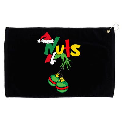 Chest Nuts Matching Chestnuts Funny Christmas Couples Nuts Grommeted Golf Towel