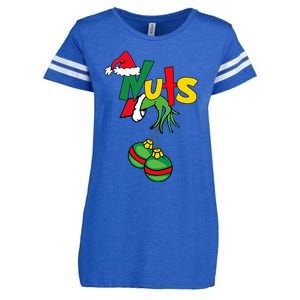 Chest Nuts Matching Chestnuts Funny Christmas Couples Nuts Enza Ladies Jersey Football T-Shirt