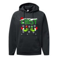 Chest Nuts Matching Chestnuts Christmas Snow Couples Performance Fleece Hoodie