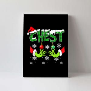 Chest Nuts Matching Chestnuts Christmas Snow Couples Canvas