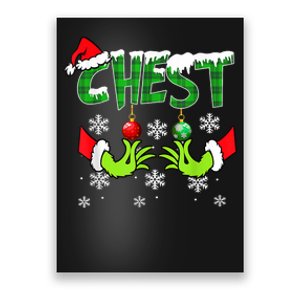 Chest Nuts Matching Chestnuts Christmas Snow Couples Poster