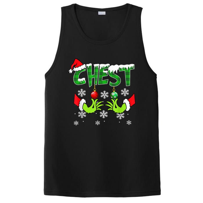 Chest Nuts Matching Chestnuts Christmas Snow Couples PosiCharge Competitor Tank