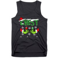 Chest Nuts Matching Chestnuts Christmas Snow Couples Tank Top