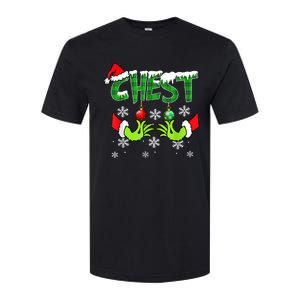 Chest Nuts Matching Chestnuts Christmas Snow Couples Softstyle CVC T-Shirt