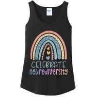 CELEBRATE NEURODIVERSITY Mental Health Autism Awareness Ladies Essential Tank