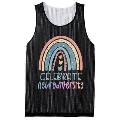 CELEBRATE NEURODIVERSITY Mental Health Autism Awareness Mesh Reversible Basketball Jersey Tank