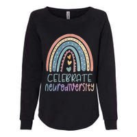 CELEBRATE NEURODIVERSITY Mental Health Autism Awareness Womens California Wash Sweatshirt