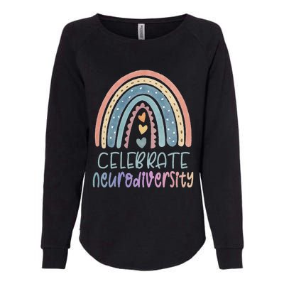 CELEBRATE NEURODIVERSITY Mental Health Autism Awareness Womens California Wash Sweatshirt