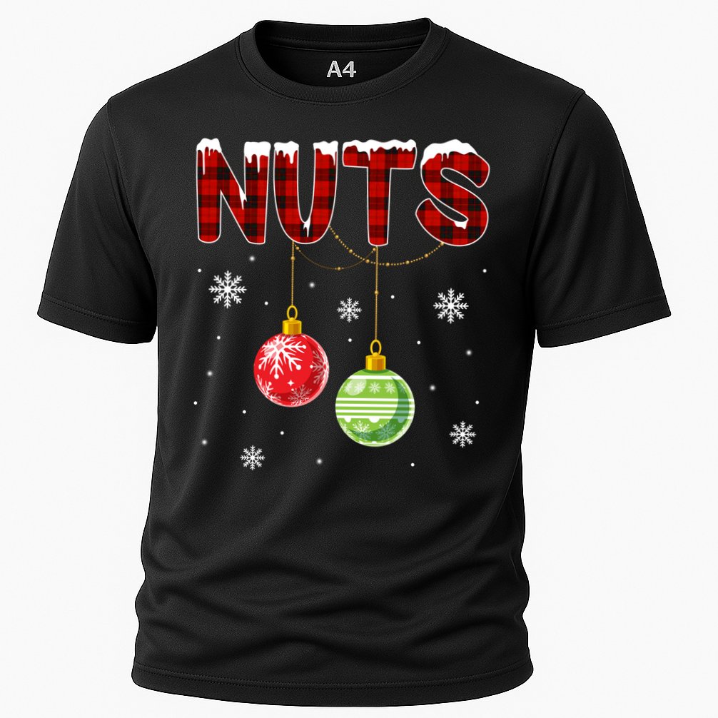 Chest Nuts Matching Chestnuts Funny Christmas Couples Nuts Gift Cooling Performance Crew T-Shirt
