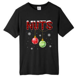 Chest Nuts Matching Chestnuts Funny Christmas Couples Nuts Gift Tall Fusion ChromaSoft Performance T-Shirt