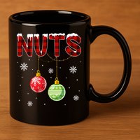 Chest Nuts Matching Chestnuts Funny Christmas Couples Nuts Gift 11oz C Handle Ceramic Mug