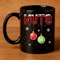 Chest Nuts Matching Chestnuts Funny Christmas Couples Nuts Gift 11oz C Handle Ceramic Mug