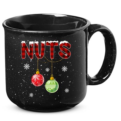 Chest Nuts Matching Chestnuts Funny Christmas Couples Nuts Gift 15oz Campfire Ceramic Mug