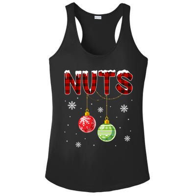 Chest Nuts Matching Chestnuts Funny Christmas Couples Nuts Gift Ladies PosiCharge Competitor Racerback Tank