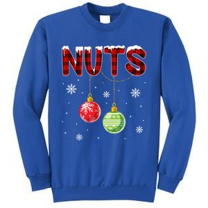 Chest Nuts Matching Chestnuts Funny Christmas Couples Nuts Gift Sweatshirt