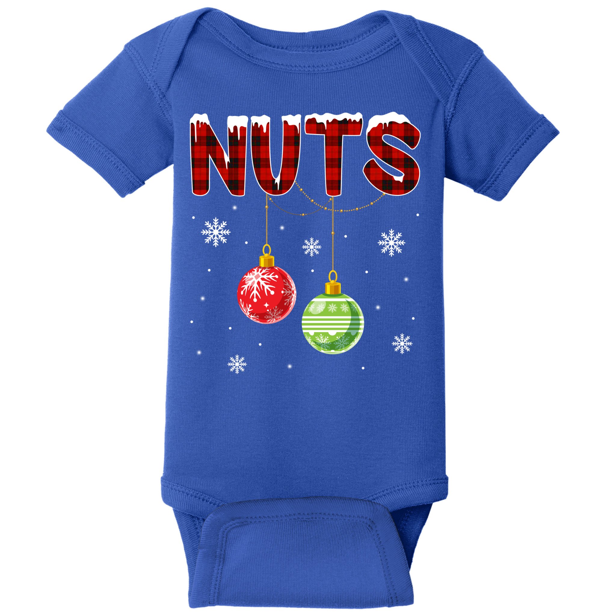 Chest Nuts Matching Chestnuts Funny Christmas Couples Nuts Gift Baby Bodysuit