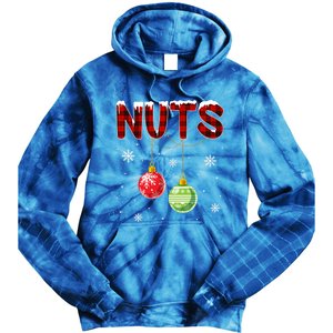 Chest Nuts Matching Chestnuts Funny Christmas Couples Nuts Gift Tie Dye Hoodie