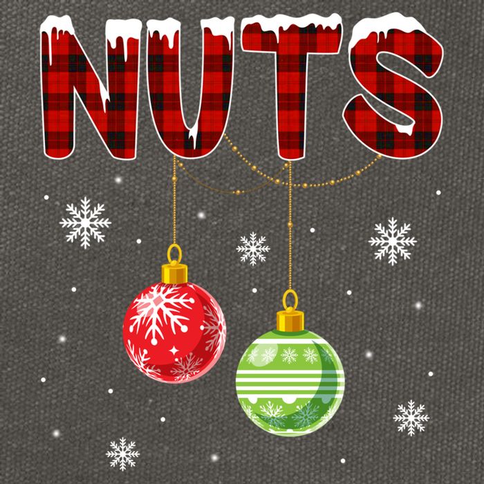 Chest Nuts Matching Chestnuts Funny Christmas Couples Nuts Gift Cotton Canvas Backpack