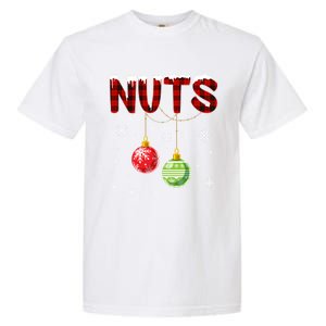 Chest Nuts Matching Chestnuts Funny Christmas Couples Nuts Gift Garment-Dyed Heavyweight T-Shirt