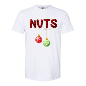 Chest Nuts Matching Chestnuts Funny Christmas Couples Nuts Gift Softstyle CVC T-Shirt