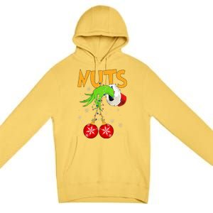 Chest Nuts Matching Chestnuts Christmas Snow Couples Premium Pullover Hoodie