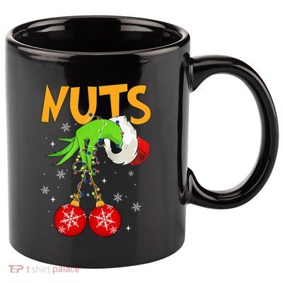 Chest Nuts Matching Chestnuts Christmas Snow Couples 11oz C Handle Ceramic Mug