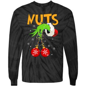 Chest Nuts Matching Chestnuts Christmas Snow Couples Tie-Dye Long Sleeve Shirt