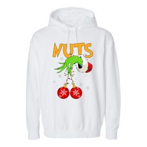 Chest Nuts Matching Chestnuts Christmas Snow Couples Garment-Dyed Fleece Hoodie