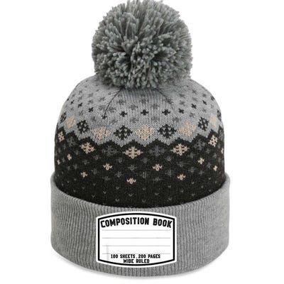 Composition Notebook Matching Group Halloween Teacher The Baniff Cuffed Pom Beanie