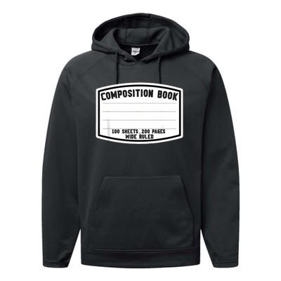 Composition Notebook Matching Group Halloween Teacher Performance Fleece Hoodie