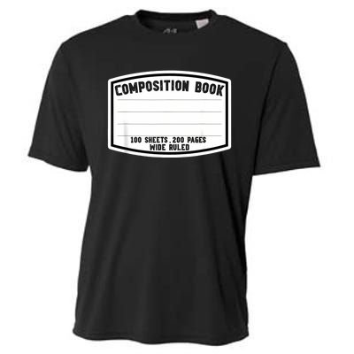 Composition Notebook Matching Group Halloween Teacher Cooling Performance Crew T-Shirt