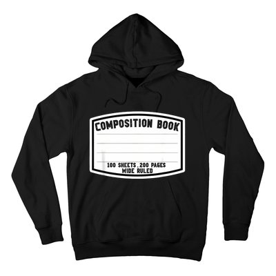 Composition Notebook Matching Group Halloween Teacher Hoodie