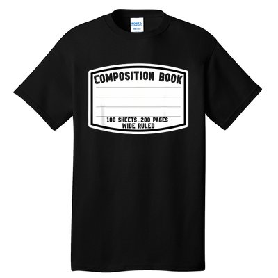 Composition Notebook Matching Group Halloween Teacher Tall T-Shirt