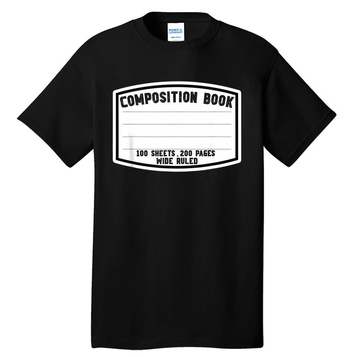 Composition Notebook Matching Group Halloween Teacher Tall T-Shirt