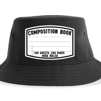 Composition Notebook Matching Group Halloween Teacher Sustainable Bucket Hat