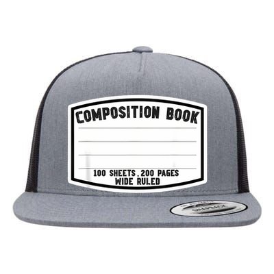 Composition Notebook Matching Group Halloween Teacher Flat Bill Trucker Hat