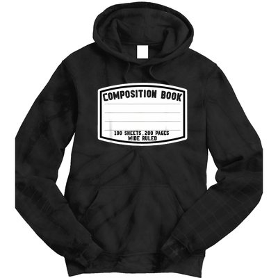 Composition Notebook Matching Group Halloween Teacher Tie Dye Hoodie