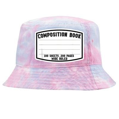 Composition Notebook Matching Group Halloween Teacher Tie-Dyed Bucket Hat