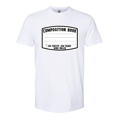 Composition Notebook Matching Group Halloween Teacher Softstyle® CVC T-Shirt