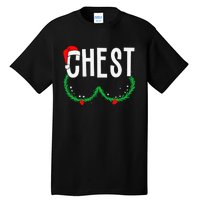 Chest Nuts Matching Chestnuts Funny Christmas Couples Chest Gift Tall T-Shirt