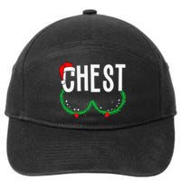 Chest Nuts Matching Chestnuts Funny Christmas Couples Chest Gift 7-Panel Snapback Hat