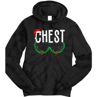 Chest Nuts Matching Chestnuts Funny Christmas Couples Chest Gift Tie Dye Hoodie