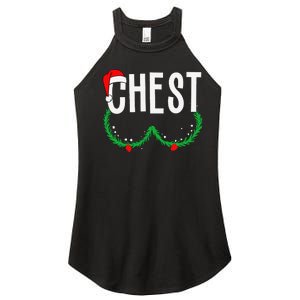 Chest Nuts Matching Chestnuts Funny Christmas Couples Chest Gift Women's Perfect Tri Rocker Tank