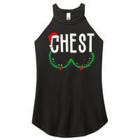 Chest Nuts Matching Chestnuts Funny Christmas Couples Chest Gift Women's Perfect Tri Rocker Tank