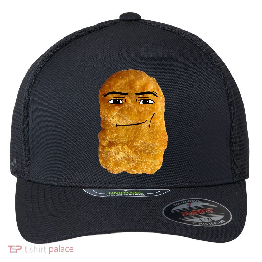 Chicken Nugget Meme Flexfit Unipanel Trucker Cap
