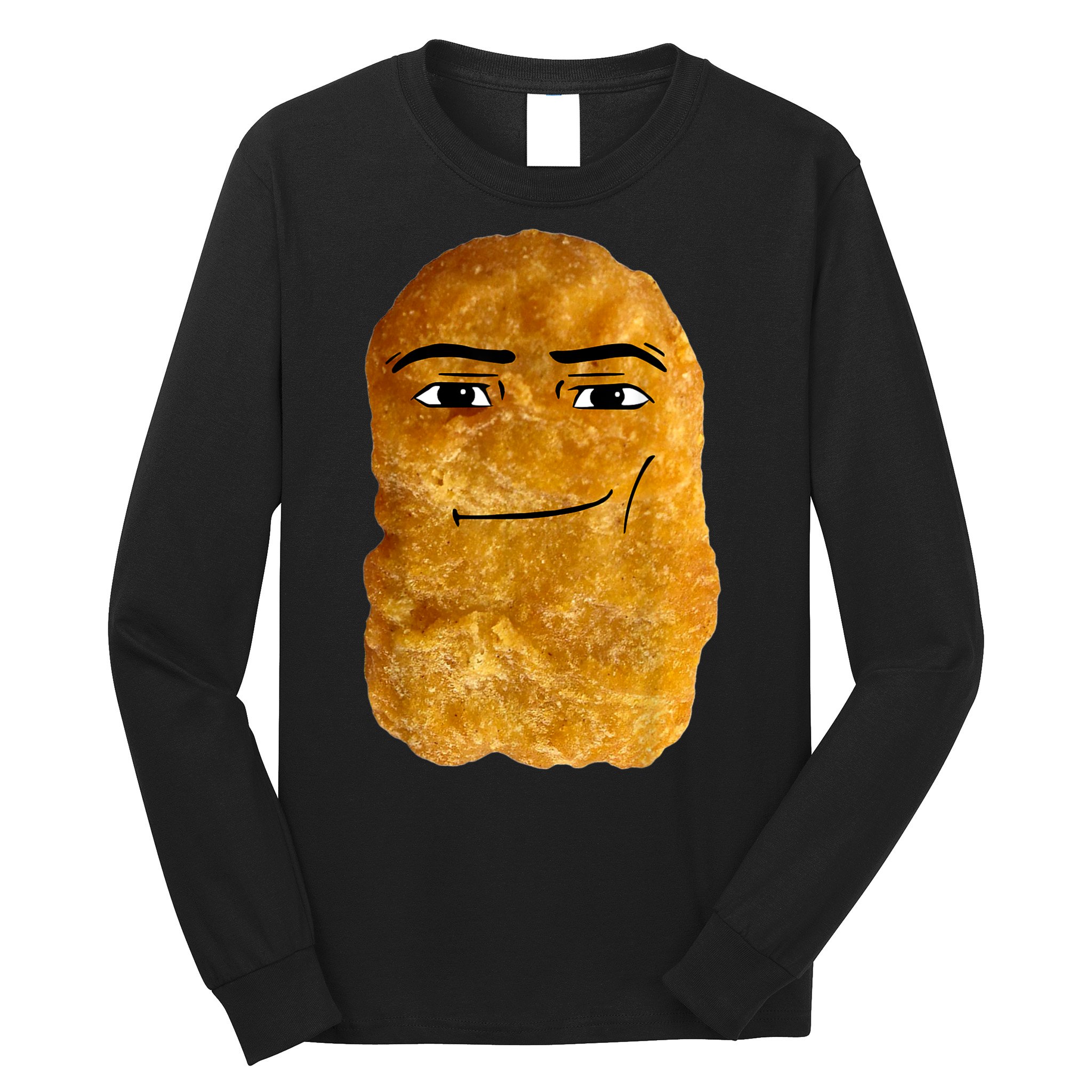 Chicken Nugget Meme Long Sleeve Shirt