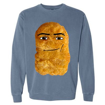 Chicken Nugget Meme Garment-Dyed Sweatshirt