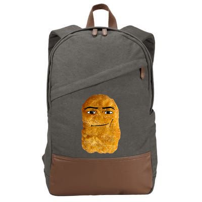 Chicken Nugget Meme Cotton Canvas Backpack